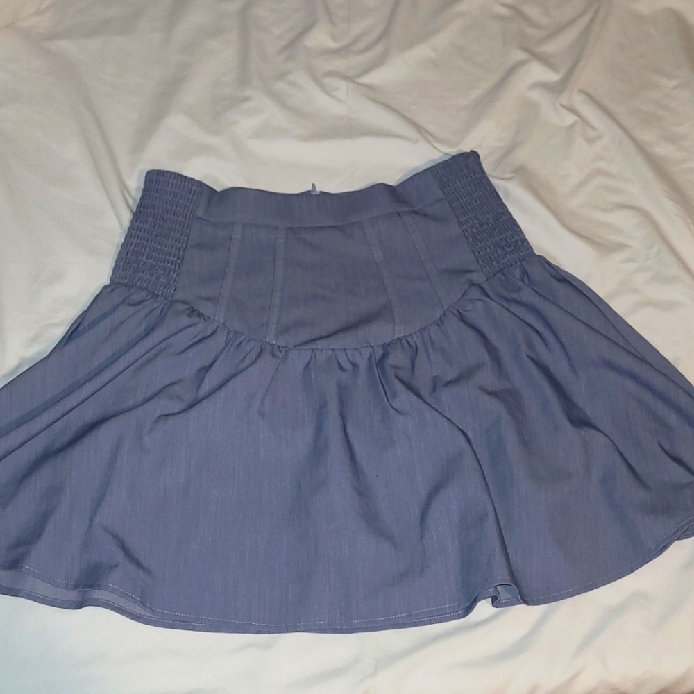 Kate Kasin high waist a-line skirt